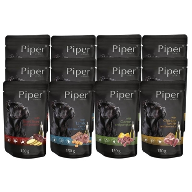 Piper pies 150g jagnięcina z marchewką ibrązowym ryżem